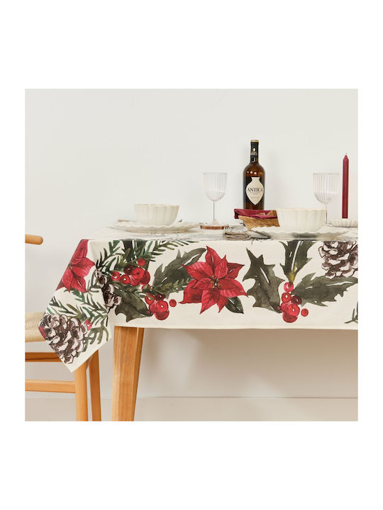 Mauré Christmas Tablecloth Fabric L300xW140cm 1pcs