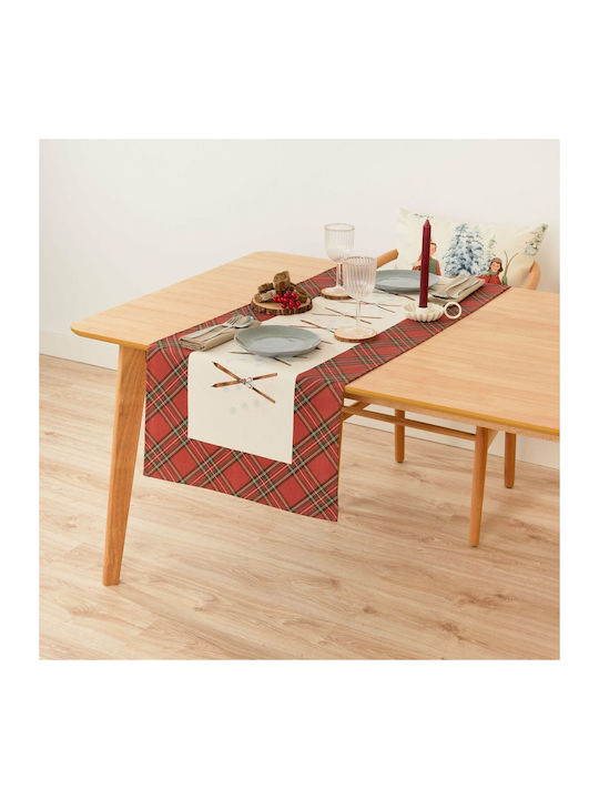 Mauré Christmas Tablecloth Runner Fabric L45xW140cm 1pcs