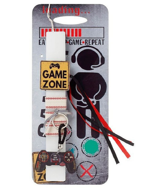 Πασχαλινή Λαμπάδα Καδράκι Gamer Γκρί 41-1151 41-1151