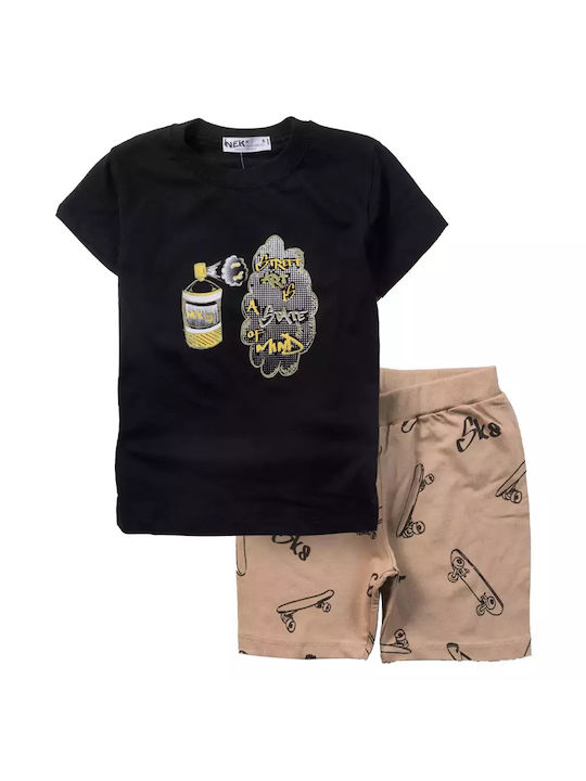 Nek Kids Wear Set Vara 2buc Black