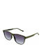 adidas Unisex Sunglasses with Green Plastic Frame and Gray Gradient Lens AOR031-030000