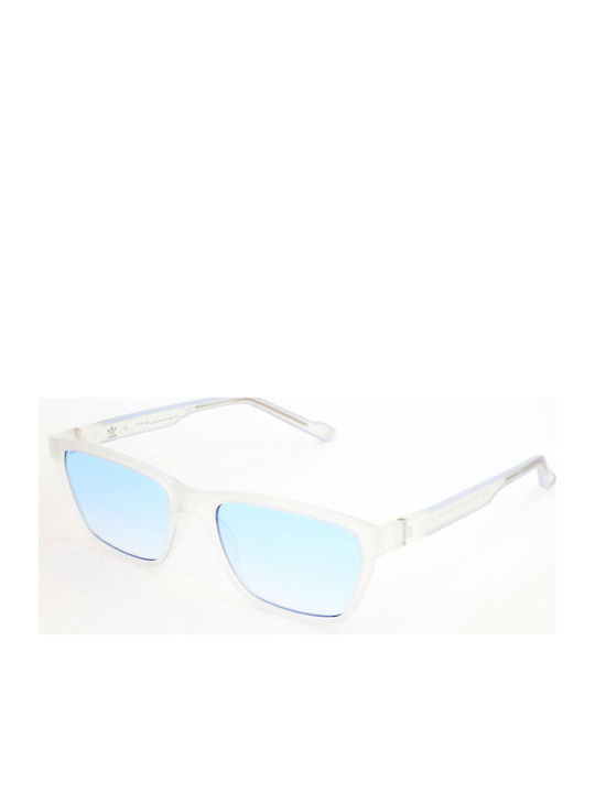 adidas Unisex Sunglasses with White Plastic Fra...