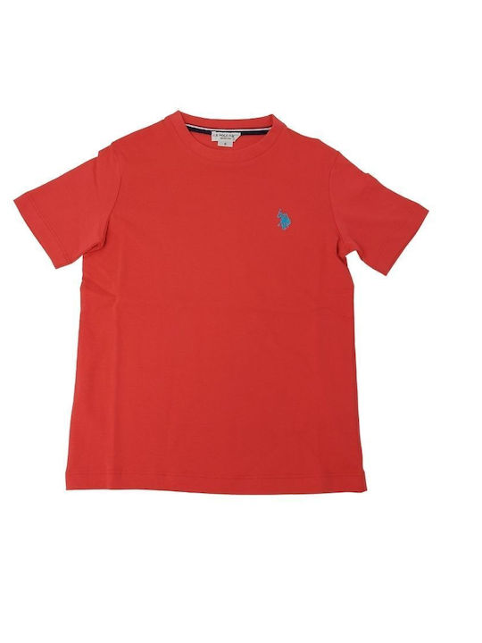 U.S. Polo Assn. Kinder Shirt Kurzarm rot