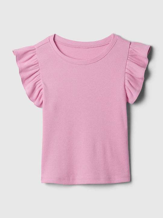 GAP Kids Blouse Short Sleeve Pink