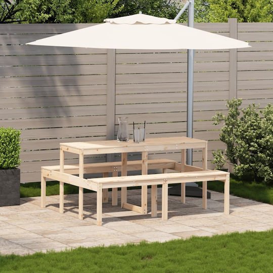 Wooden Masa pentru spații exterioare CAFE 160x134x75buc