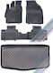 Rezaw Plast Trunk Mats 4pcs Tray Type for Toyota Aygo 2022+ Black