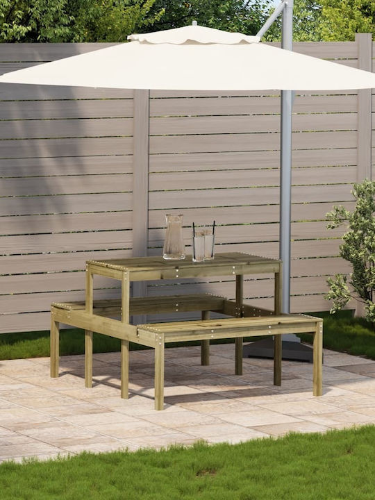 Tisch Stabil Brown 110x134x75cm