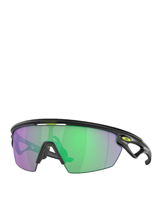 Oakley Sphaera Men's Sunglasses with Black Plastic Frame and Green Mirror Lens OO9403-08