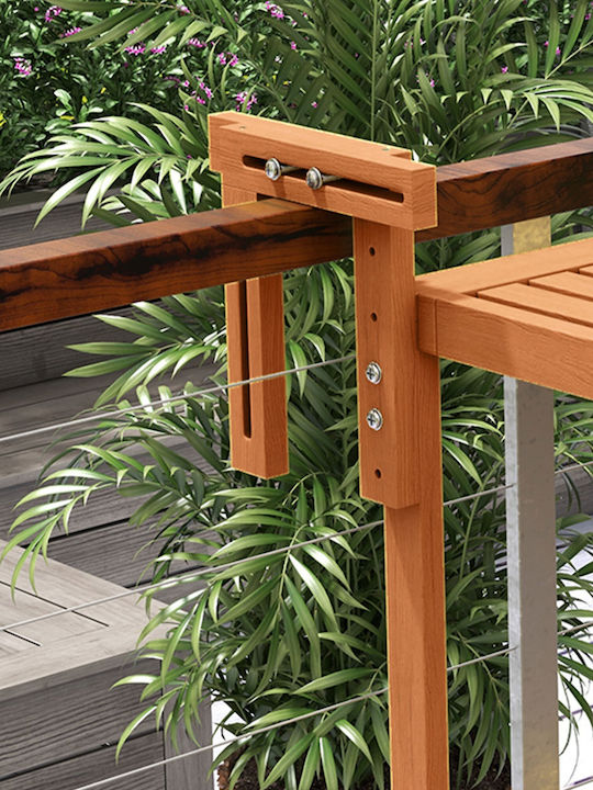 Masă Pentru Spații Mici Exterioare Din Teak Pliabil Teak 60x45x55cm