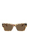 Tory Burch Damen Sonnenbrille mit Braun Schildkröte Kunststoff Gestell und Braun Linse TY7207U-199873