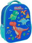 Must Σχολική Τσάντα Πλάτης Νηπιαγωγείου σε Μπλε χρώμα 8lt