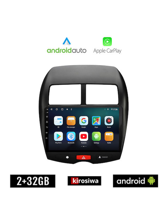 Kirosiwa Car Audio System for Peugeot 4008 2012-2018 (Bluetooth/USB/AUX/WiFi/GPS/Apple-Carplay/Android-Auto) with Touch Screen 10"