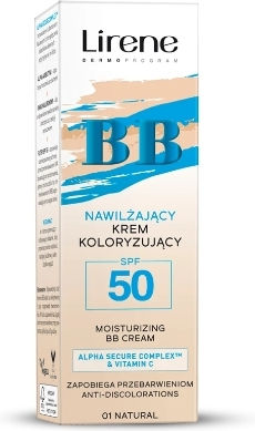 Lirene BB 01 Natural Ενυδατική Κρέμα Προσώπου Ημέρας με SPF50 30ml