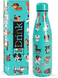 iDrink Παγούρι Θερμός 500ml Τιρκουάζ iDrink Παγούρι Θερμός 500ml Τιρκουάζ