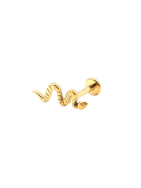 Poco Loco Earrings Titanium Gold Plated