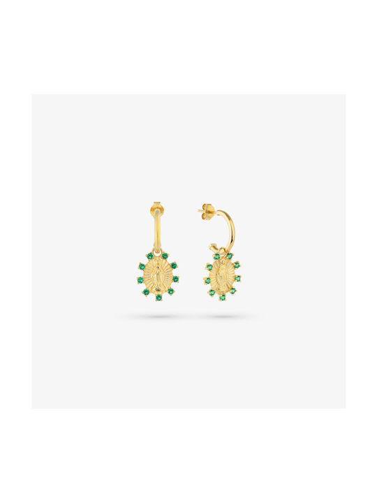 Radiant Earrings made of Steel Gold Plated