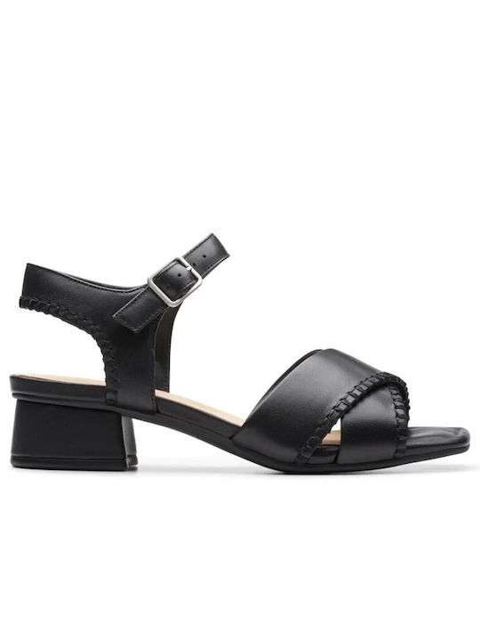 Clarks Leather Women's Sandals Black