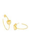 Radiant Earrings Hoops made of Steel Gold Plated