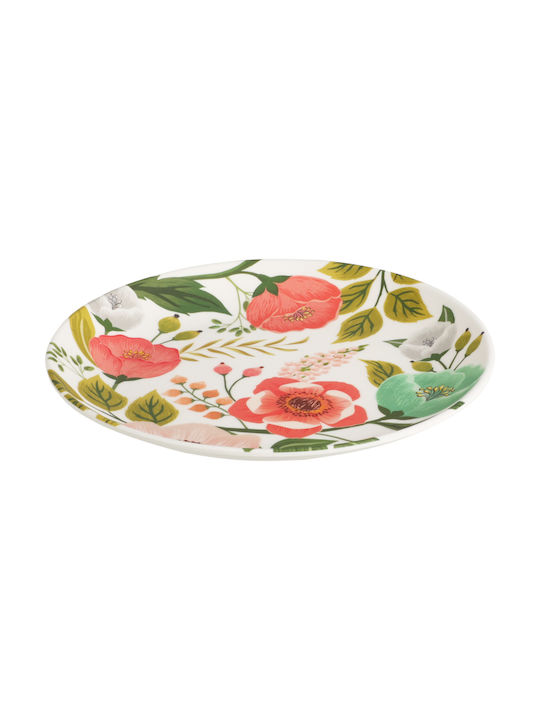 Plate Shallow Made of Melamine Multicolour 1pcs