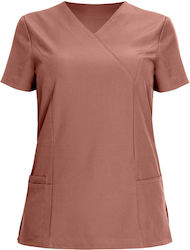 Be Unique Nobby Lady Tunic Women's Brown Medical Blouse
