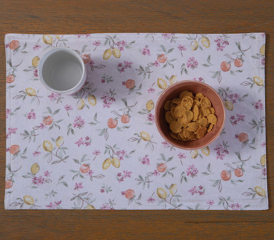 Nef-Nef Homeware Fabric Placemat Yellow 48x33cm