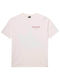 4F Women's Blouse Cotton Short Sleeve Pink