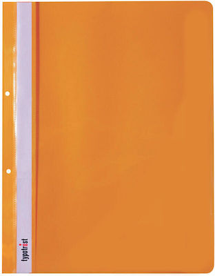 Typotrust Clipboard with Spring for Paper A4 Orange 25pcs