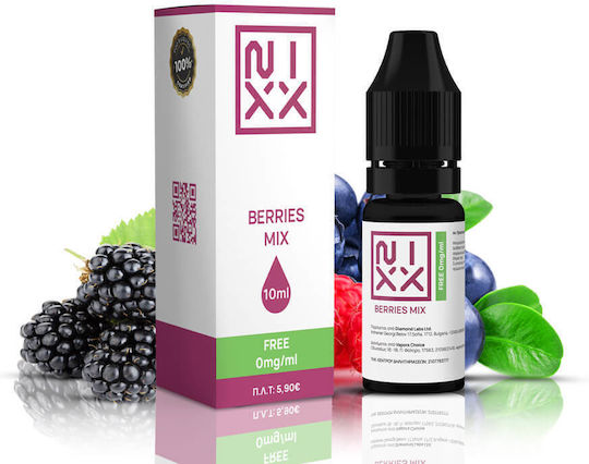 Nixx Έτοιμο Υγρό Αναπλήρωσης Mix Berries 0mg 10ml