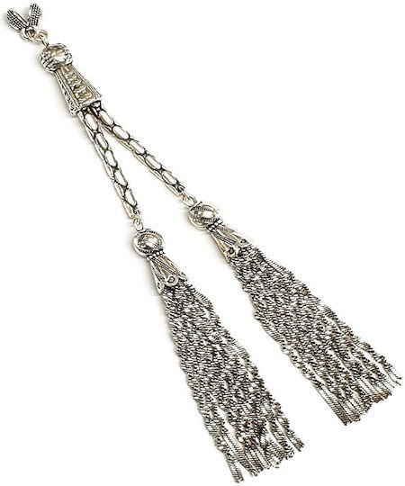 Roloi Komboloi Ciucure decorativ pentru proiecte DIY Silver