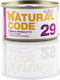 Natural Code Wet Food for Adult Cats in Cans with Tuna Gluten-Free 85gr