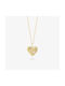 Radiant Necklace from Gold Plated Steel