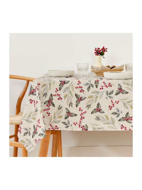 Mauré Christmas Tablecloth Fabric L250xW140cm 1pcs