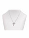 Karma Fashion Women's Cross from Steel with Chain