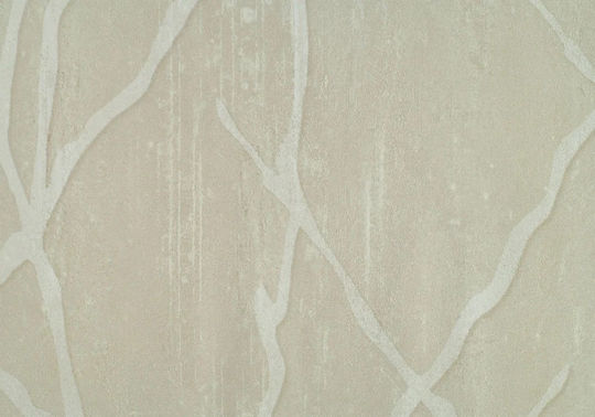 Wall Wallpaper Vinyl Beige 1050x53cm