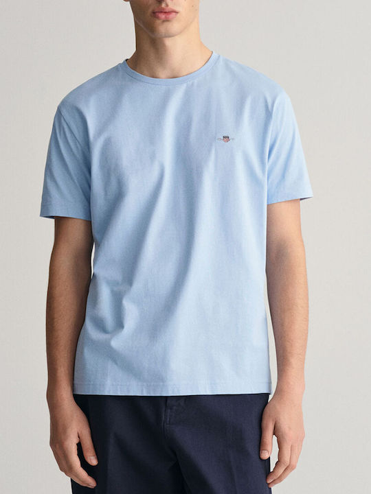 Gant Shield Men's T-shirt lightblue