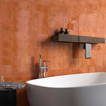 Ravenna Floor Interior Matte Tile 30x10cm Orange