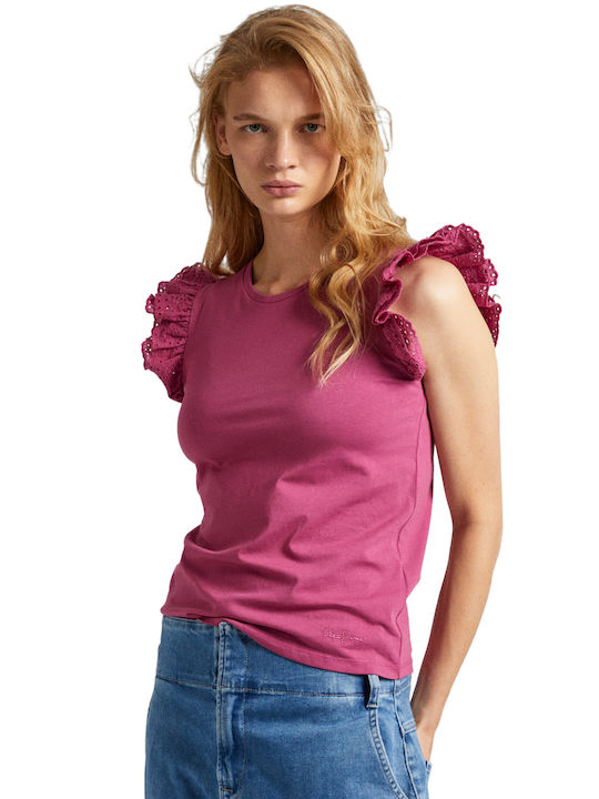 Pepe Jeans Damen Bluse Rosa