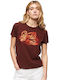 Superdry Women's T-shirt Brown