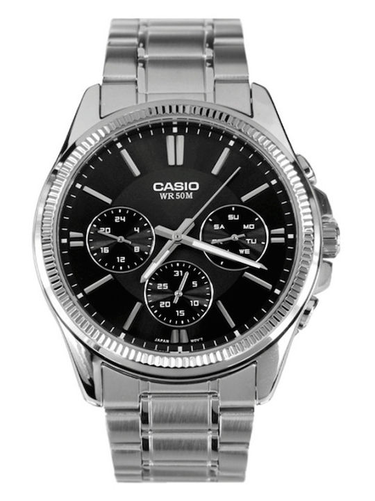 Casio Колекция Мъжки Часовник На Батерия Сребър...