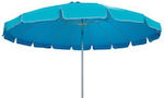Chanos SOLART 240/16 Foldable Beach Umbrella Aluminum with Air Vent Light Blue