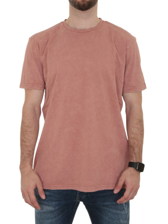 Staff Herren T-Shirt Kurzarm Pink