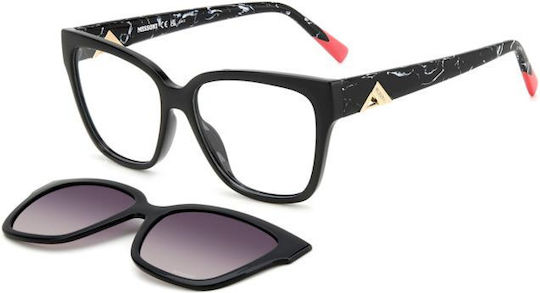 Missoni Damen Acetat Brillengestell Schwarz MIS 0179/CS 807/XW