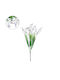 Bouquet of Artificial Flowers Lavender White 30cm in Box GloboStar