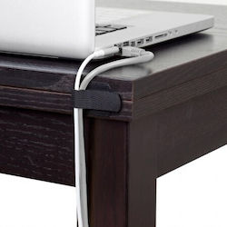 Label Cable Pro Wall Velcro Cable Holder Set 50 Schwarz