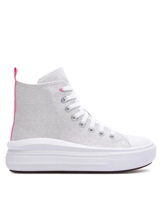 Converse Παιδικά Sneakers High Γκρι