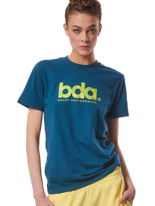 Body Action Damen Sport T-Shirt Blau