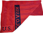 U.S. Polo Assn. Πετσέτα Θαλάσσης Κόκκινη