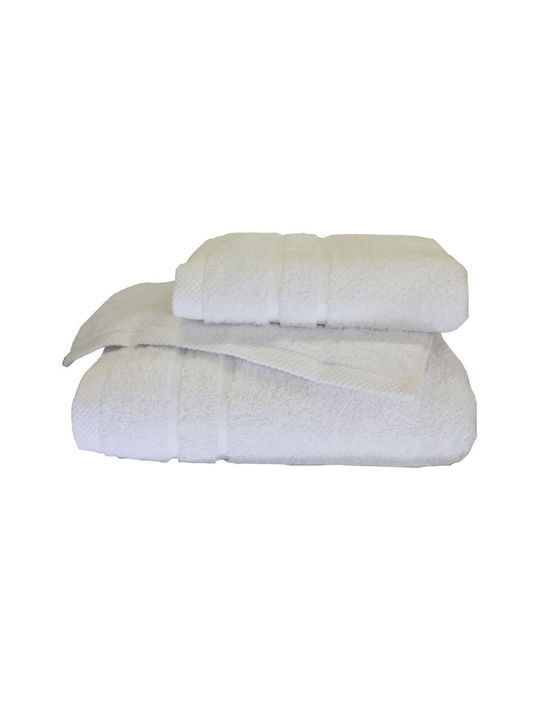24home.gr Hand Towel 40x60cm White Weight 600gr/m²