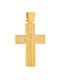 Senzio Belibasakis Men's Gold Cross 14K