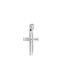 Daskalakis Women's White Gold Cross 9K